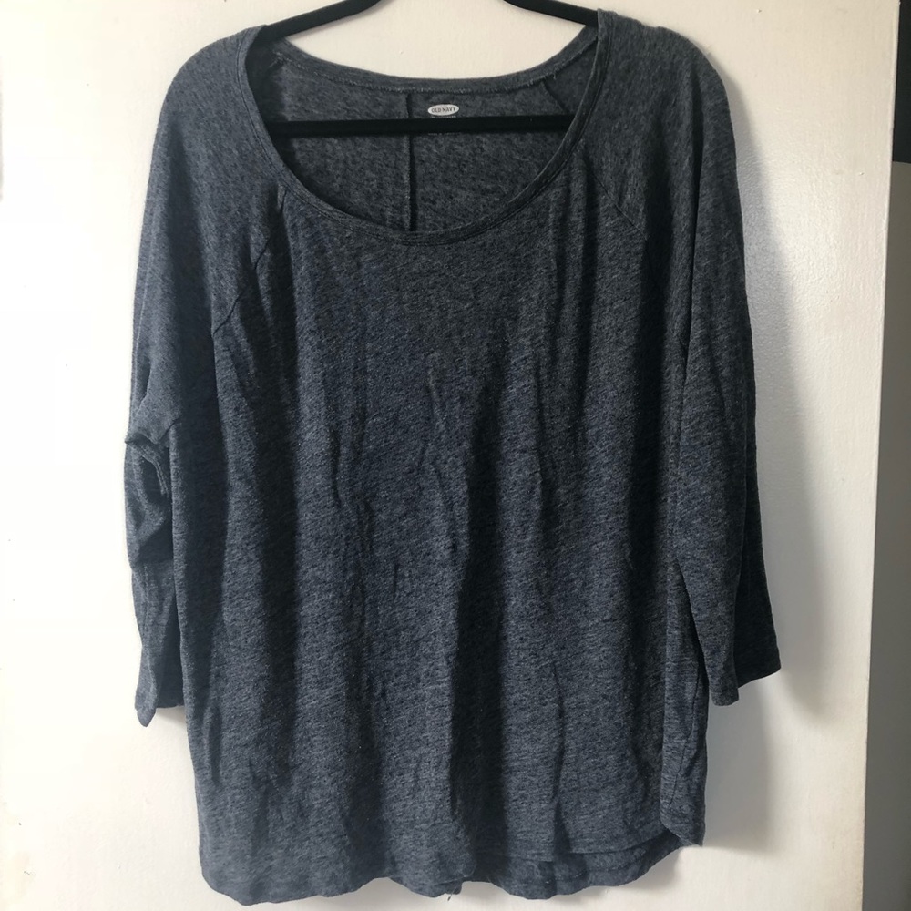Old Navy 2x Heathered 3/4 sleeve